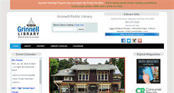 Desktop Screenshot of grinnell-library.org